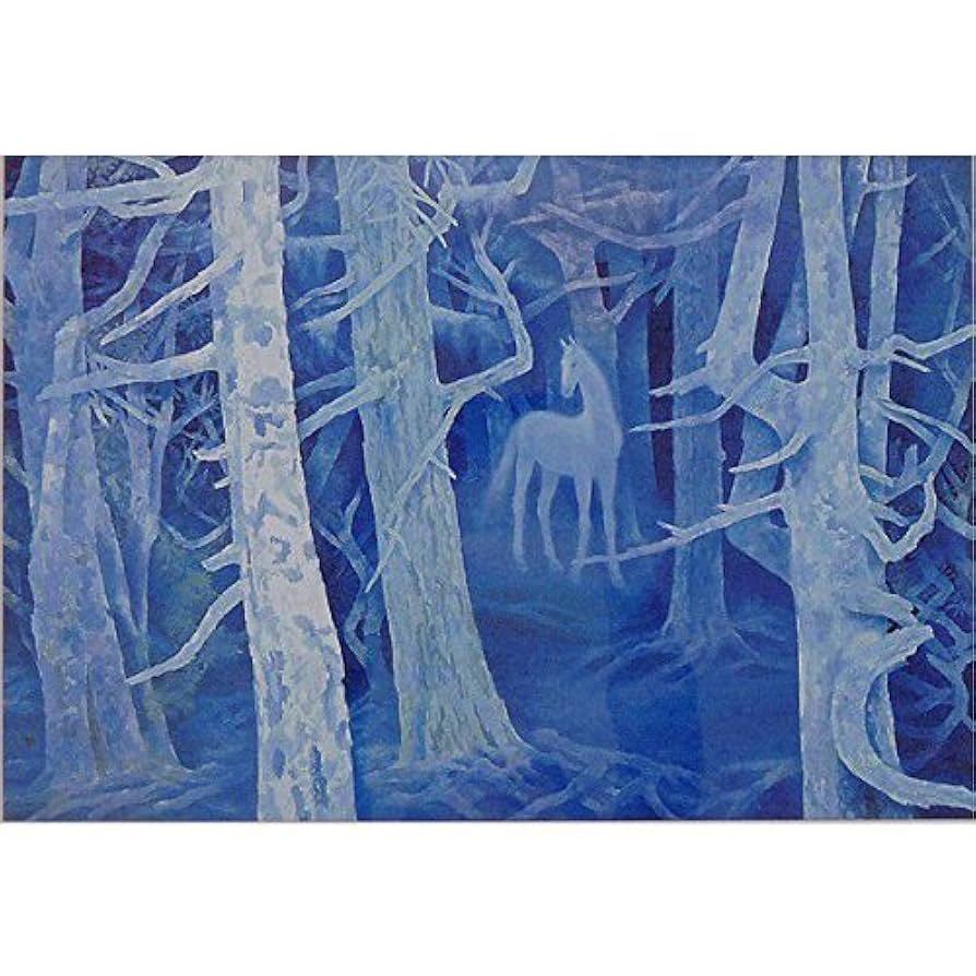 東山魁夷 風景画 プリハード白馬の森(最終価格‼️27800円) 東山魁夷 風景画 プリハード白馬の森(最終価格‼️27800円) 東山魁