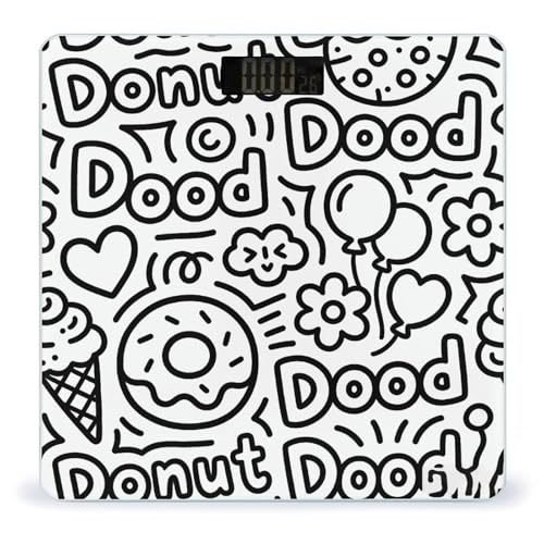 Donut Dood Báscula Digital Precisa con Pantalla LCD Grande miniatura 1