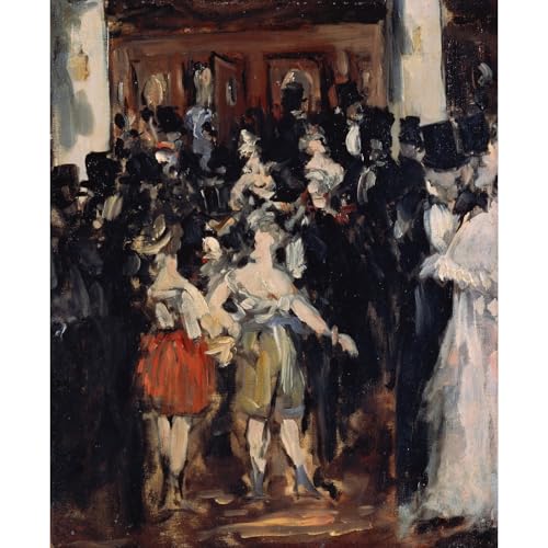 Toile Manet Ballon masqué pour grand salon élégant 76 x 101 cm
