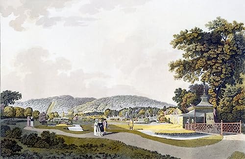 Toile Murale Vue du parc à Neu-waldeg par Laurenz Janscha - Impression 60x90cm