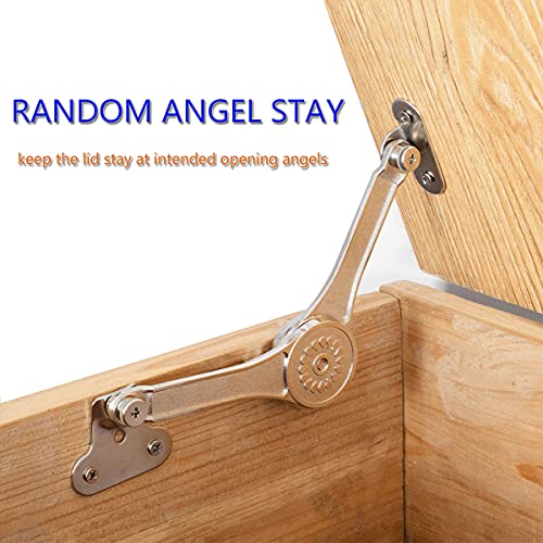 Toy Box Hinges Soft Close Lid Support Hinges Heavy Duty,Soft Close
