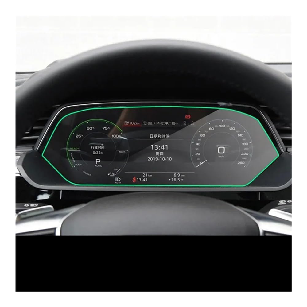 Verre trempé pour E-tron 2018-2021 éviter rayures écran tactile Style C - 6
