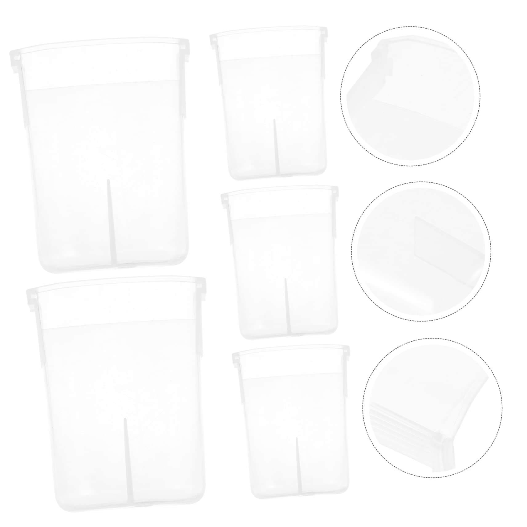 OUNONA 1set Condensation Storage Cups for Rice Cookers Water Collectors Easy Detachable Condensation Collector Cups Kitchen Accessory for Efficient Water Management 5pcs