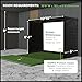 The Indoor Golf Shop DIY Golf Simulator Enclosure - Easy-Setup Golf Simulators for Home - Includes Impact Golf Screen, Enclosure Surround, Protective Padding - Poles Not Included - 10’10” x 8’4” x 5’