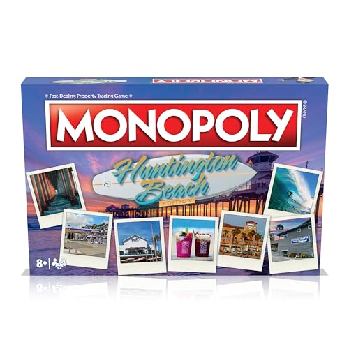 Monopoly Huntington Beach Edition para 2-6 jugadores miniatura 7