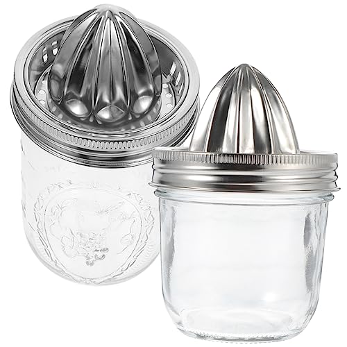HOMOBABE 2Piezas Exprimidor Manual Prensa Para Accesorio De Cocina Inoxidable Para Hogar