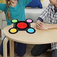 RIZGHWOY Plastic Memory Training Toy with Music and Lights for Children, an Improvement in Communication Skills and Self-confidentiality (Two-hand hand memory training game console)