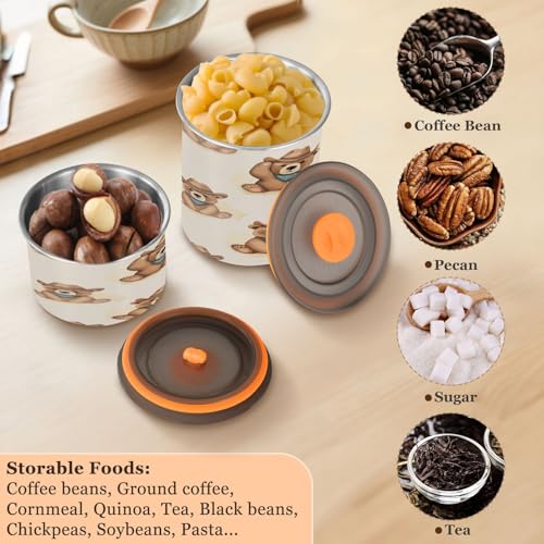 Bote Hermético de Acero Inoxidable para Café 500 ml miniatura 5