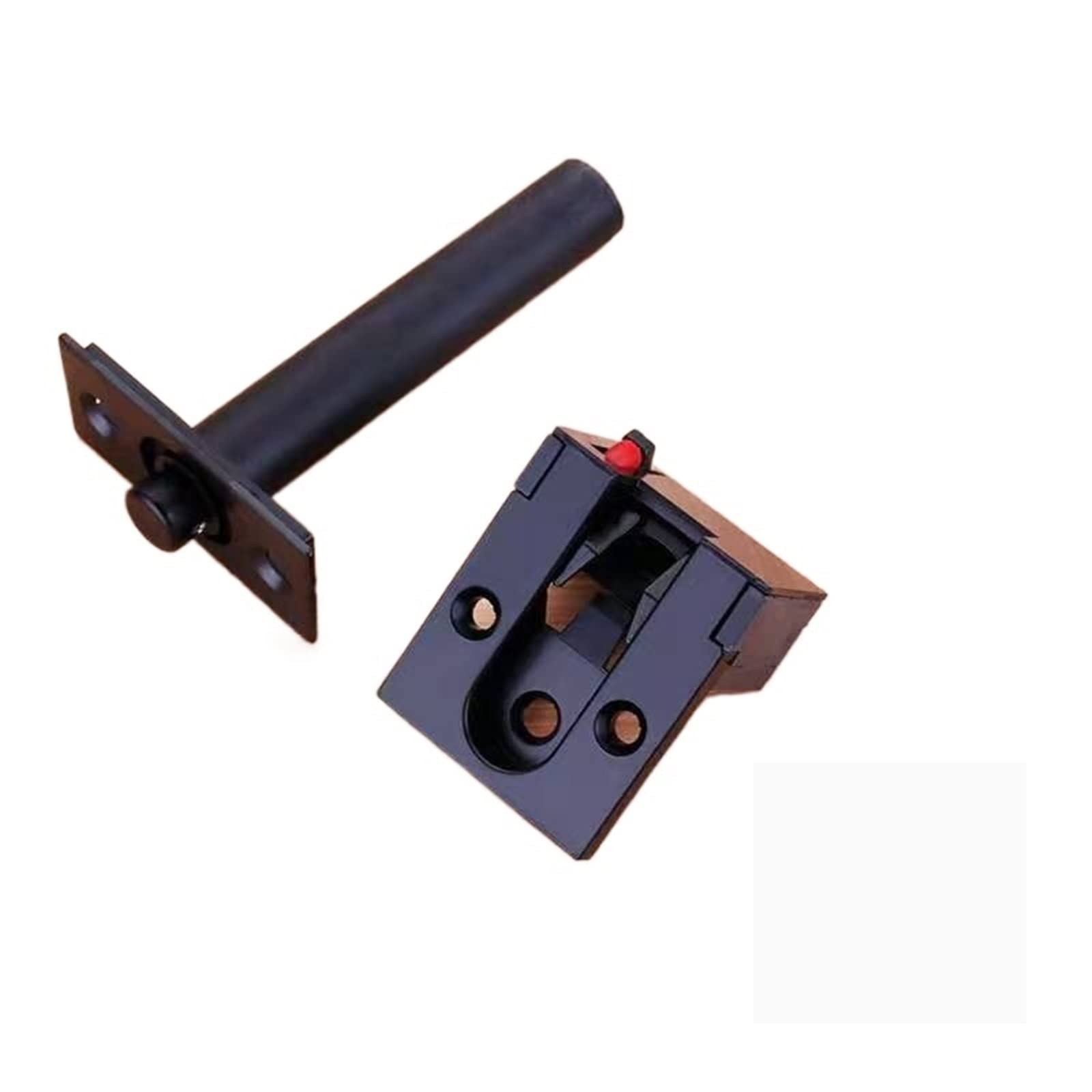Nvsfzgiyg Nero Zinc Concealed Lock Chain Safety Door Buckle Hidden Invisible Security Gate Latch Locks Hardware Fitting
