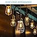 Kichvoe Metal Lamp Bulb Guard Cage Industrial Clamp-on Wire Lampshade Protector for Pendant and Wall Light Fixtures 5.5 Inch Bulb Cover for Workshop and Home