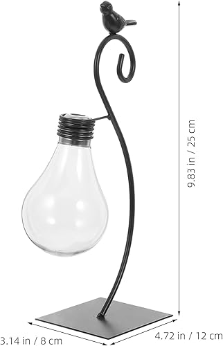 Miniatura 7 de Healifty Maceta de plástico para plantas hidropónicas, terrario, maceta decorativa de cerámica para cualquier ocasión, fácil de hacer y divertida de