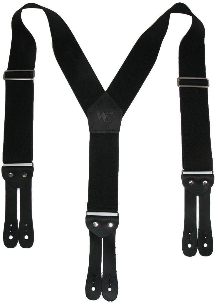 WelchMen's Elastic Button-End Y-Back 2 Inch Work Braces