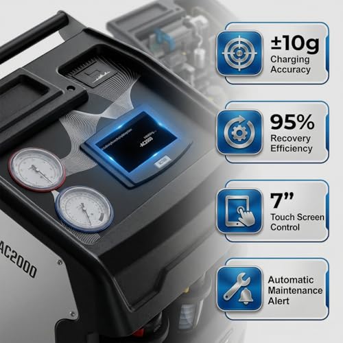 Máquina automática de recuperación y recarga AC R134a miniatura 4