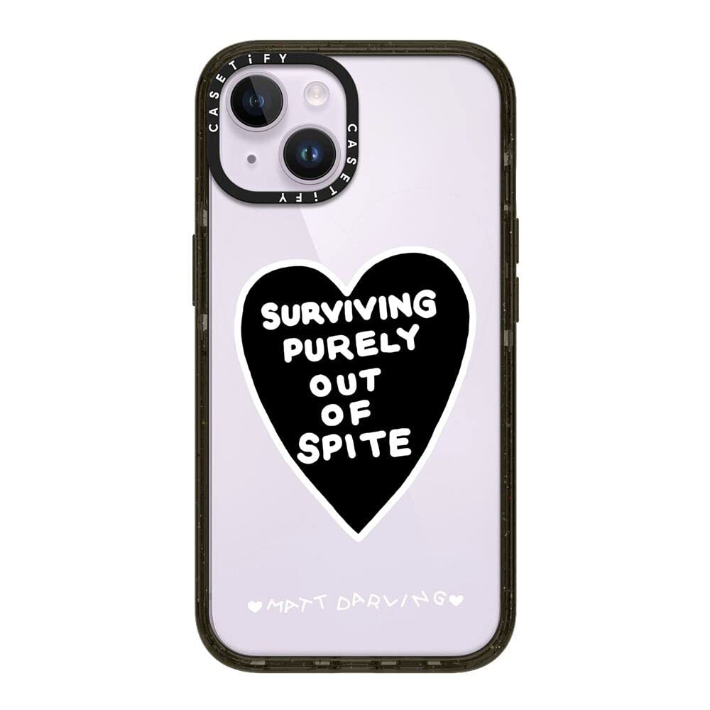 Coque iPhone 14 Casetify Impact antichoc militaire noir