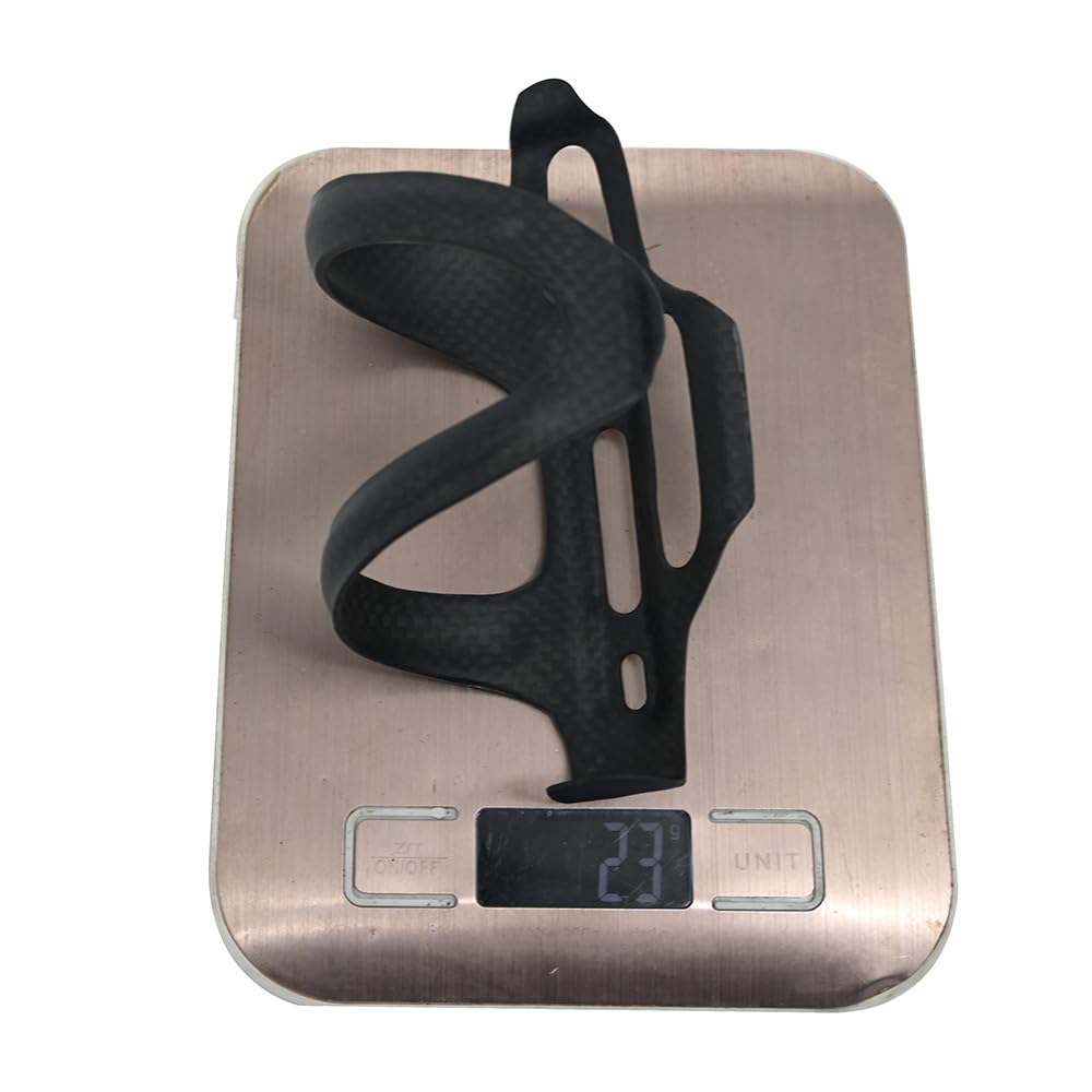 Porta Borracce Mtb Portaborraccia for bicicletta in fibra di carbonio 3k laterale ultraleggero da 23 g con vite(2pcs 3k matte)