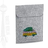 Tablet Filzhülle \'Weihnachtsbulli - gezeichnet\'
