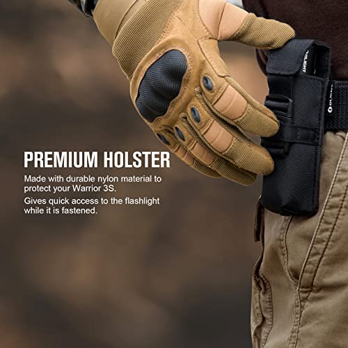 OLIGHT Warrior 3S 2300 Lumens Rechargeable Tactical Light Bundle with I3T2 EOS Pocket EDC Flashlight
