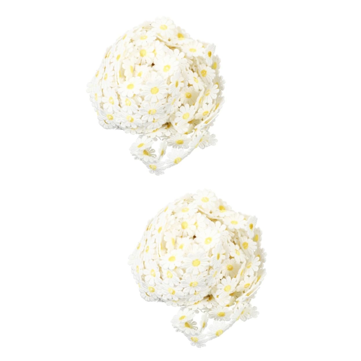 SHINEOFI 2piezas Cinta De Encaje Bordado De Flores Margarita De Yards Apliques De Encaje Para Bodas y Manualidades Decoración Elegante y Duradera Para Ropa Accesorios y Proyectos Creativos