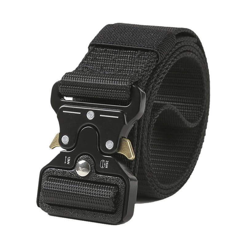 Sport Style Nylon Belt for Men Women,Golf Web Work Belt with Heavy Duty Quick Release Metal Buckle