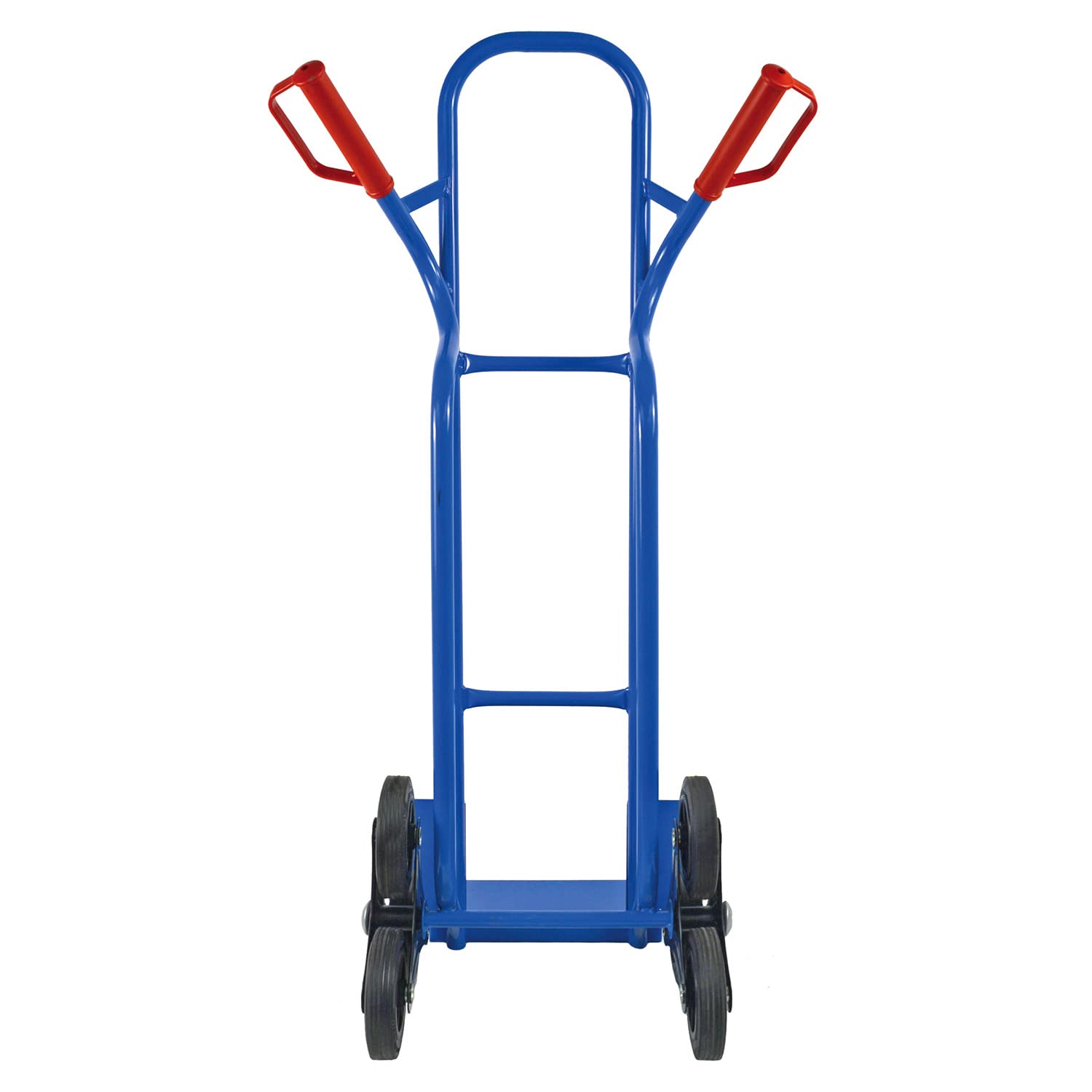Trestles Profi Sackkarre 250kg Treppensteiger Sackkarre Vollgummireifen Sackkarren Transportkarre Treppensackkarre Treppenkarre S04HS blau | Stabiler Stahlrahmen | große Schaufel | Sicherheitsgriffe