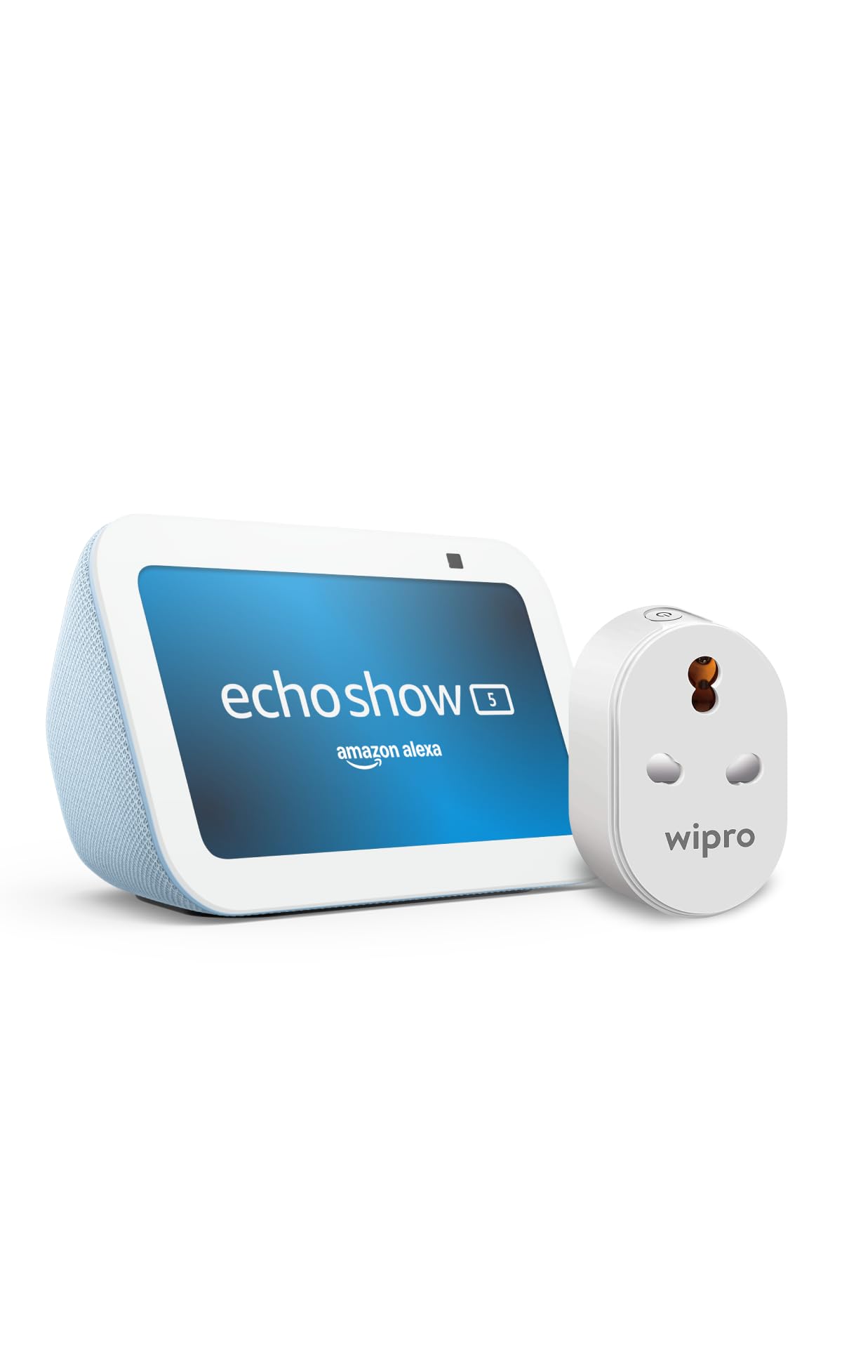 Amazon Echo Show 5 (Cloud Blue) | Smart display with Alexa, 2x