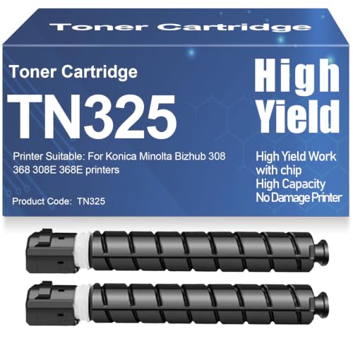 Toner TN325 compatible Konica Minolta Bizhub 308E pour supprimer les erreurs d'impression