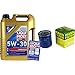 Produktbild QR-PARTS 69389481 Filter Set Inspektionspaket 5 Liter Motoröl Longlife III 5W-30 MANN-FILTER Ölfilter