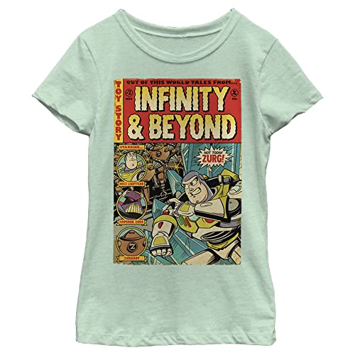 Image of Girl's Toy Story Buzz Lightyear Comic Cover T-Shirt