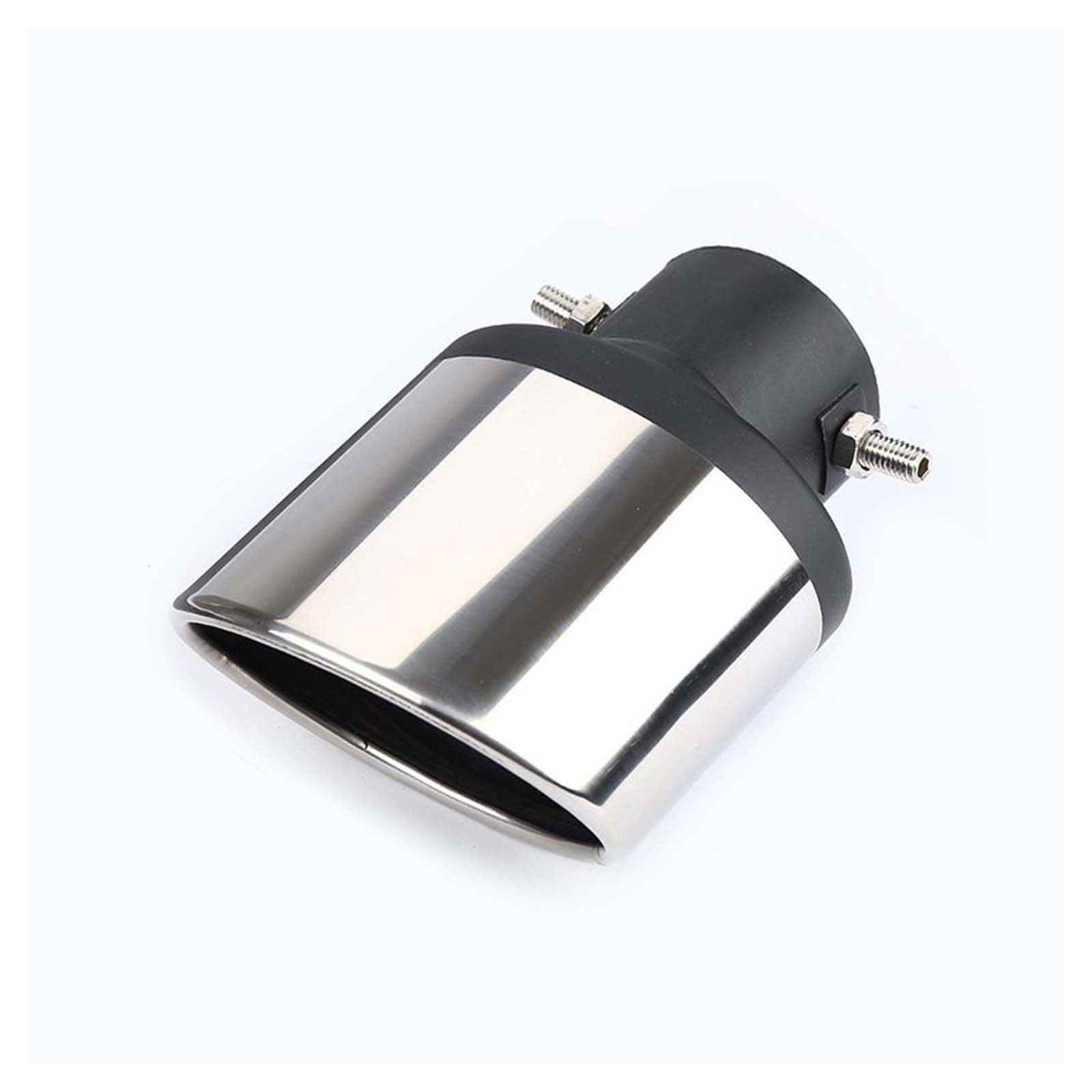 UEXAXNSRE For Benz CLA Shooting Brake (X118) 2023- Exhaust Tip, 63mm Inlet Car Exhaust Tailpipe Stainless Steel Muffler Tip, Oblique Cut Chrome Tailpipe Extension, Straight