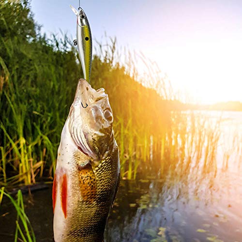 Yialia 11 cm 11.5g Minnow Iscas Artificiais Rígidos Swimbait Isca De Água Doce Isca De Pesca De Água