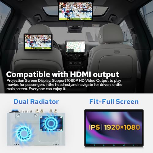 Radio para auto Joying 11.6 pulgadas para Jeep y Dodge miniatura 5
