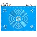 silikonmatten hitzebeständig 1.★【Sicheres Material】-100% Lebensmittelqualität Silikon backunterlage; BPA frei, kein Rissbildung, ungiftig harmlos, weich, flexibel; Ein bester Zubehörteil für jede Küche. Resists Temperaturen von -40°C bis 230°C.(außer mit offener Flamme)