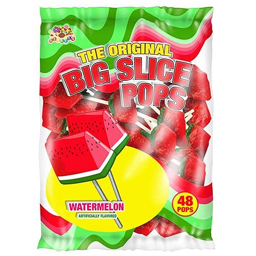 Big Slice Pops Watermelon Lollipops