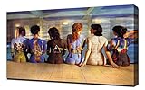 Pingoo Prints Leinwanddruck Pink Floyd Back Catalogue, Canvas, Mehrfarbig, 60 x 90 x 5 cm