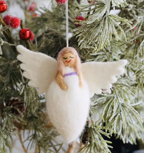 HERZWILD Weihnachtsengel Anhänger Filz Weihnachtsanhänger...