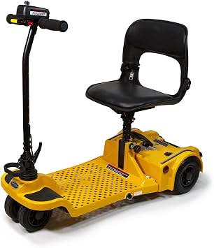 Shoprider Echo Folding Travel Mobility Scooter Yellow FS777-YLLW