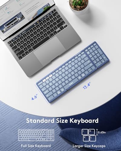 Samsers Foldable Bluetooth Keyboard With Numeric Keypad thumb #2