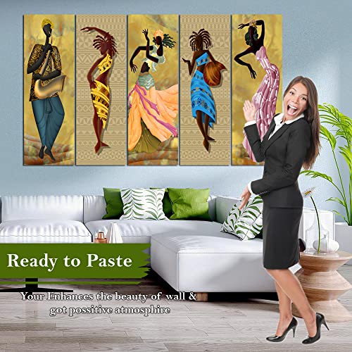 Image of Maxstone Traditional Indian Beautiful Folk Indian Dance Wall Painting for Living Room, Bedroom, Office, Hotels, Drawingroom,Hallroom Hotels & Gifting - Wooden Framed (30x60 inch) M1220