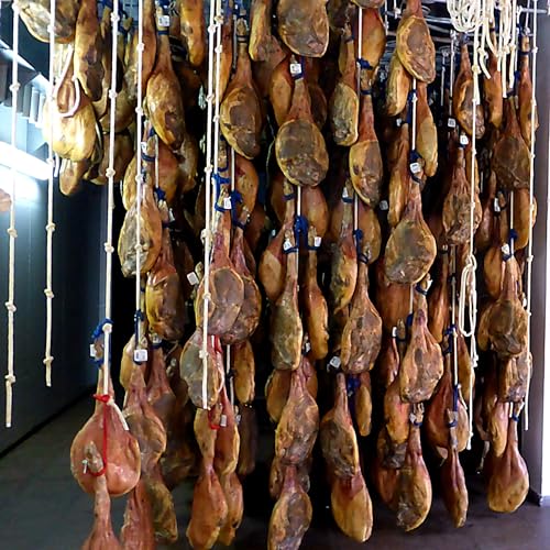 2x 500g Serranoschinken RESERVA am Stück – mindestens 14 Monate gereift, luftgetrocknet aus Spanien (Jamon), ohne Geschmacksverstärker & Farbstoffe
