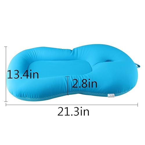 Miniatura 6 de Kakiblin - Tapete de baño para bebé, suave, antideslizante, para bebés de 0 a 6 meses, color azul