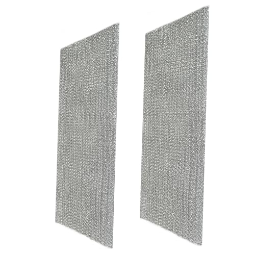 Air Filter Factory Grease Filter S99010370, 99010370, B080879229, B08087661 Replacement For Broan Nutone Made In USA Aluminum Mesh Grease Range Hood Filter 2-Pack