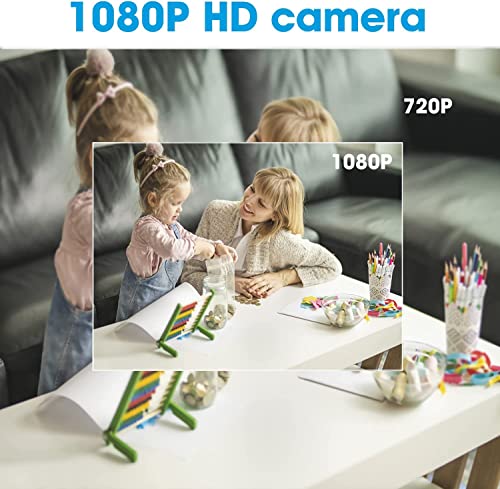 Image of WiFi Camera Clock HD 1080P for Home, Office, Indoor Surveillance Camera with Motion Detection /Night Vision Nanny Cam Security Camera No SD Card