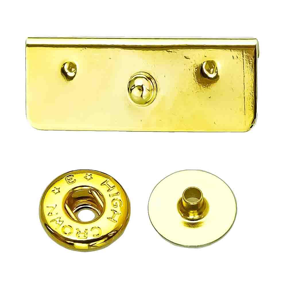 Amazon.co.jp: 現品限り ヘリドメホック 174 ゴールド 31mm 幅 約31mm