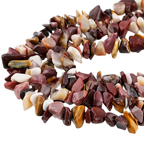 Nupuyai Mookaite Irregular Polished Beads for DIY Jewelry Making Bracelet Necklace Chip Stones for Chakra Healing 80cm - Image 2