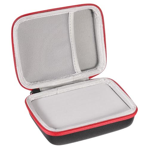 MECCANIXITY Guitar Picks Holder Box Nylon Acoustic Electric Guitar Pick Case Bag Red