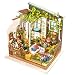 Rolife DIY Miniature Dollhouse Set-Model Building Kit to Build-Assembly Garden Fairy House-3D Wooden Puzzle Playset-Home Decor-Unique Birthday Mothers Day for Boys Girls Friends Mom Women (08 Garden)