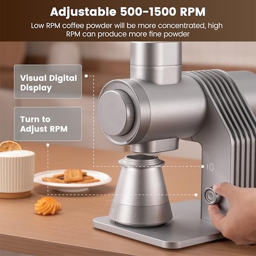 Industrial espresso grinder
