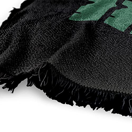 Logovision Universal Monsters Blanket, 50 Inchx60 Inch Frankenstein Neon Woven Tapestry Cotton Blend Fringed Throw Blanket thumb #2