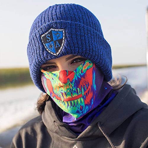 image for S A - UV Face Shield 5 Pack - Skull - Multipurpose Neck Gaiter, Balacl