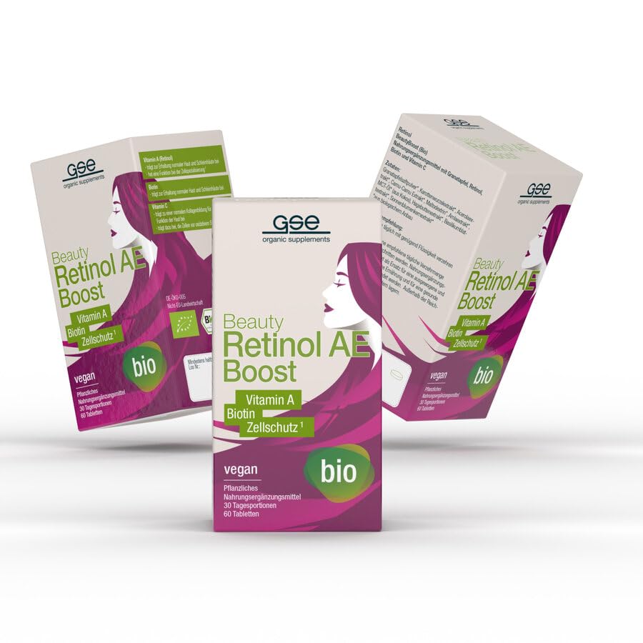 GSE: Beauty - Retinol Boost 500mg 60 Tabletten 30g (4)